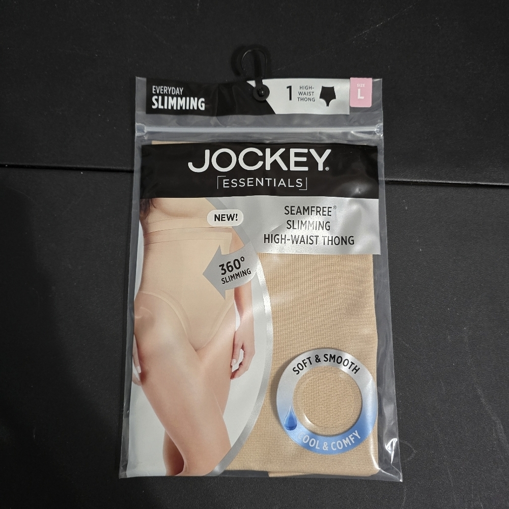 New Jockey Seamfree Slimming 360° High-Waist Tan Thong Womens Size Large